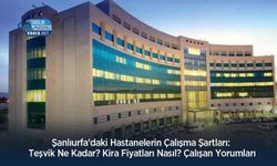 Şanlıurfa'daki Hastanelerin Çalışma Şartları: Teşvik Ne Kadar? Kira Fiyatları Nasıl? Çalışan Yorumları