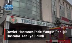Tunceli Devlet Hastanesi’nde Yangın Paniği: Hastalar Tahliye Edildi