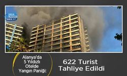 Alanya’da 5 Yıldızlı Otelde Yangın Paniği: 622 Turist Tahliye Edildi