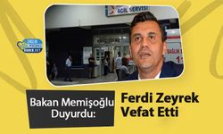 Bakan Memişoğlu Duyurdu: Ferdi Zeyrek Vefat Etti