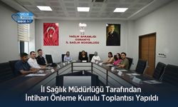 İl Sağlık Müdürlüğü Tarafından İntiharı Önleme Kurulu Toplantısı Yapıldı