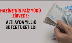 Hazine’nin Faiz Yükü Zirvede: Altı Ayda Yıllık Bütçe Tüketildi