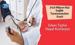 24,8 Milyon Kişi Sağlık Taramasından Geçti: Erken Teşhis Hayat Kurtarıyor