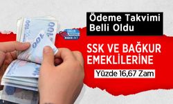 SSK ve Bağkur Emeklilerine Yüzde 16,67 Zam: Ödeme Takvimi Belli Oldu