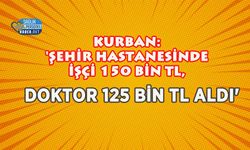 Kurban: 'Şehir Hastanesinde İşçi 150 Bin TL, Doktor 125 Bin TL Aldı'