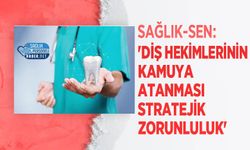 Sağlık-Sen: 'Diş Hekimlerinin Kamuya Atanması Stratejik Zorunluluk'