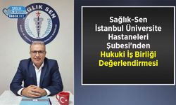 Sağlık-Sen İstanbul Üniversite Hastaneleri Şubesi'nden Hukuki İş Birliği Değerlendirmesi