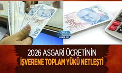 2026 Asgari Ücretinin İşverene Toplam Yükü Netleşti