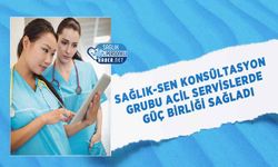 Sağlık-Sen Konsültasyon Grubu Acil Servislerde Güç Birliği Sağladı