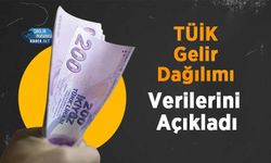 TÜİK Gelir Dağılımı Verilerini Açıkladı