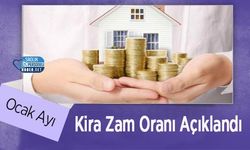 Ocak Ayı Kira Zam Oranı Açıklandı