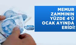 Memur Zammının Yüzde 4'ü Ocak Ayında Eridi!