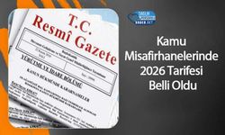 Kamu Misafirhanelerinde 2026 Tarifesi Belli Oldu