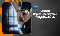 Usulsüz Reçete Operasyonu: 7 Kişi Gözaltında