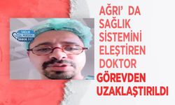 Ağrı’da Sağlık Sistemini Eleştiren Doktor Görevden Uzaklaştırıldı