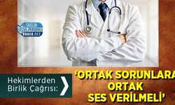 Hekimlerden Birlik Çağrısı: ‘Ortak Sorunlara Ortak Ses Verilmeli’