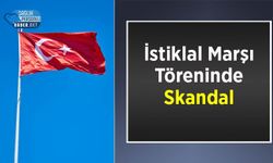 İstiklal Marşı Töreninde Skandal