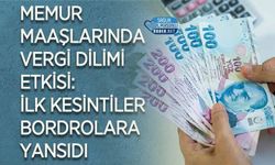 Memur Maaşlarında Vergi Dilimi Etkisi: İlk Kesintiler Bordrolara Yansıdı
