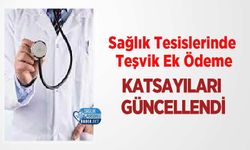 Sağlık Tesislerinde Teşvik Ek Ödeme Katsayıları Güncellendi
