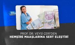 Prof. Dr. Veysi Çeri’den Hemşire Maaşlarına Sert Eleştiri