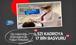 Diş Hekimliği Atamalarında Yoğun Rekabet: 521 Kadroya 17 Bin Başvuru
