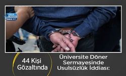 Üniversite Döner Sermayesinde Usulsüzlük İddiası: 44 Kişi Gözaltında