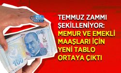Temmuz Zammı Şekilleniyor: Memur ve Emekli Maaşları İçin Yeni Tablo Ortaya çıktı