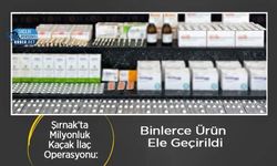 Şırnak’ta Milyonluk Kaçak İlaç Operasyonu: Binlerce Ürün Ele Geçirildi