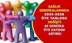 Sağlık Sendikalarında 2025-2026 Üye Tablosu Değişti: 40 Sendika Üye Sayısını Artırdı