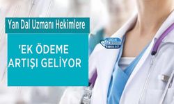 Yan Dal Uzmanı Hekimlere Ek Ödeme Artışı Geliyor
