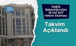 Sağlık Bakanlığı’ndan 16 bin 507 Hekim Ataması: Takvim Açıklandı