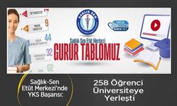Sağlık-Sen Etüt Merkezi’nde YKS Başarısı: 258 Öğrenci Üniversiteye Yerleşti