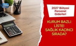 2027 Bütçesinde Kurum Bazlı Personel Giderleri Yayımlandı