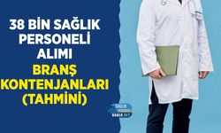 38 Bin Sağlık Personeli Alımı: Anestezi, Diyaliz ve Eczane Kontenjanları