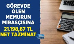 Görevde Ölen Memurun Mirasçılarına 21 Bin 198 TL Tazminat