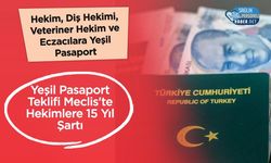 Hekim, Diş Hekimi, Veteriner Hekim ve Eczacılara Yeşil Pasaport Teklifi Meclis'te
