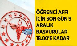 Sağlık Bakanlığından Öğrenci Affı Duyurusu: Başvurularda Son Gün 9 Aralık 2026