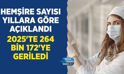 Hemşire Sayısı Yıllara Göre: 2016'da 151 Bin 728, 2025'te 264 Bin 172
