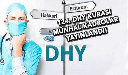 Sağlık Bakanlığı 124. Dönem DHY Münhal Kadrolar Açıklandı!