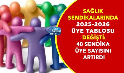Sağlık Sendikalarında 2025-2026 Üye Tablosu Değişti: 40 Sendika Üye Sayısını Artırdı