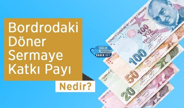 Bordrodaki Döner Sermaye Katkı Payı Nedir?