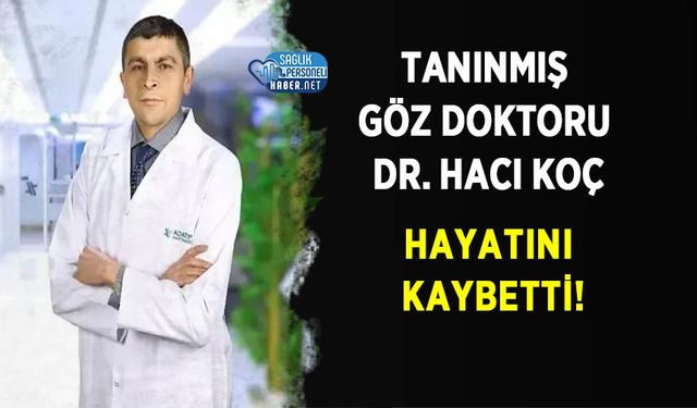 Tanınmış Göz Doktoru Dr. Hacı Koç, Hayatını Kaybetti!