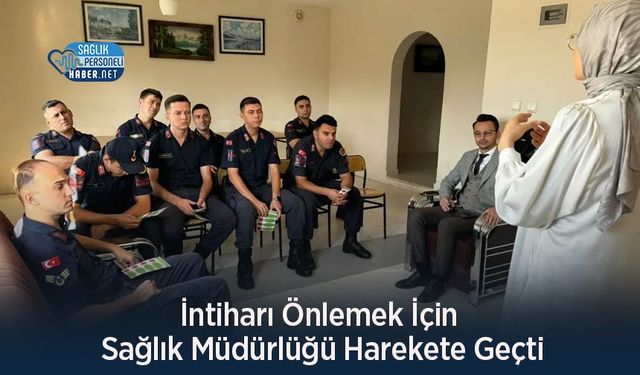 İntiharı Önlemek İçin Sağlık Müdürlüğü Harekete Geçti