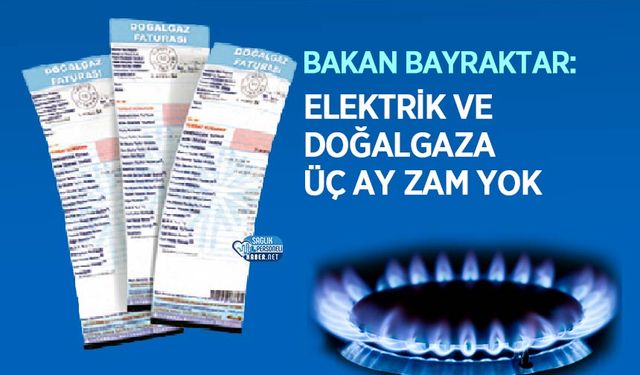 Bakan Bayraktar: Elektrik ve Doğalgaza Üç Ay Zam Yok