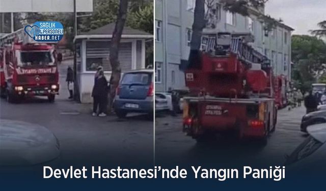 Devlet Hastanesi’nde Yangın Paniği