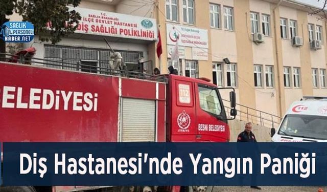 Diş Hastanesi'nde Yangın Paniği