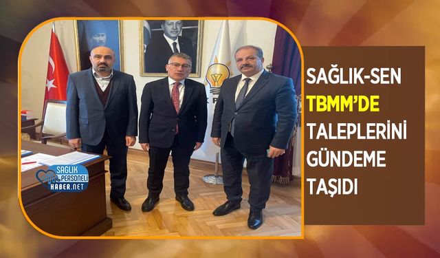 Sağlık-Sen TBMM’de Taleplerini Gündeme Taşıdı