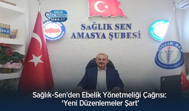 Sağlık-Sen'den Ebelik Yönetmeliği Çağrısı: ‘Yeni Düzenlemeler Şart’