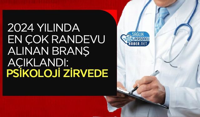 2024 Yılında En Çok Randevu Alınan Branş Açıklandı: Psikoloji Zirvede