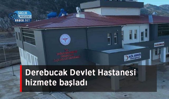 Derebucak Yeni Devlet Hastanesi Kapılarını Açtı: 7/24 Hizmet Başladı